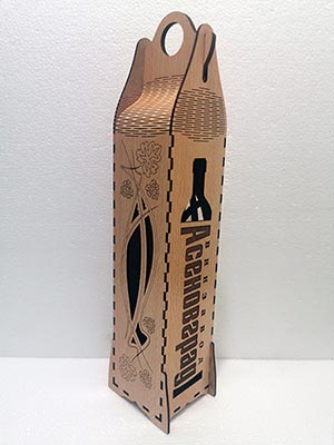 Кутия за вино от 3 мм MDF
